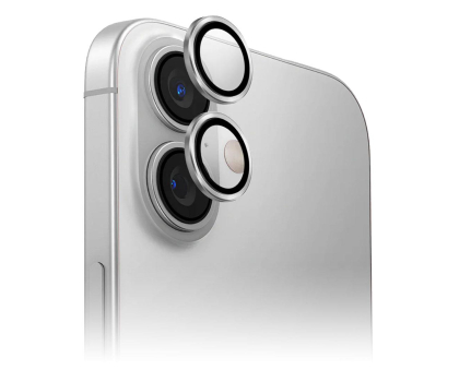 Szkło i folia ochronna Uniq Optix Aluminium Lens Protector iPhone 16/16 Plus silver UNIQ-IP6.1-6.7(2024)-ALENSSIL